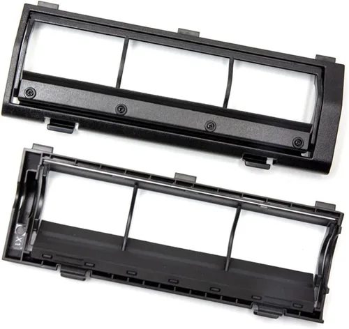 Vista 3 de RichVibe Cubierta protectora de cepillo principal de plástico negro para iHome para AutoVac para Nova S1/S1 Pro/V9, para bObsweep RC400