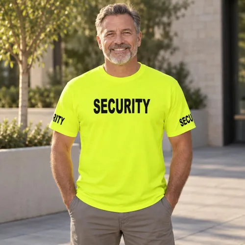 Vista 5 de The Goozler v2 Security - Event Duty Staff - Camiseta de seguridad unisex para adultos, color verde