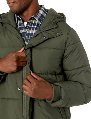 Vista 3 de Tienda Essentials - Abrigo con capucha para hombre