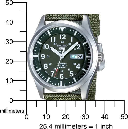 Vista 4 de Seiko Reloj automático japonés de 5 deportes para hombre importado SNZG09J1
