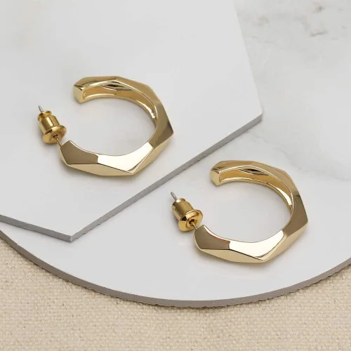Vista 5 de Gold and Silver Hoop Earrings for Women, Dainty Crystal Ear Cuff Clip On Earrings Hypoallergenic Stud Costume Jewelry for Teen Girls Gifts for Her