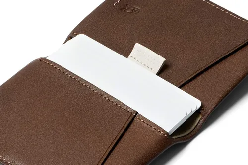 Vista 3 de Bellroy Manga delgada - Edición premium billetera delgada de cuero madera oscura Cartera delgada