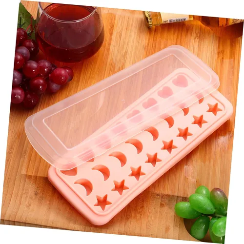 Vista 9 de OSALADI Molde de silicona para cubitos de hielo, moldes de chocolate con forma de estrella de cavidad, molde de jabón, moldes para hornear, molde