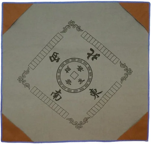 Vista 5 de LoveinDIY Silence Mahjong Mat Paigow Juego de cartas cubierta antideslizante