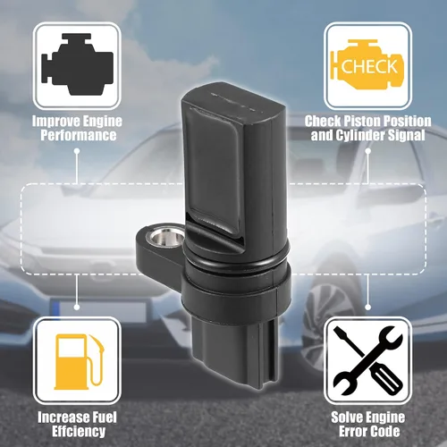 Vista 3 de X AUTOHAUX Sensor de posición del cigüeñal 23731-6J90C para Nissan 350Z Murano Pathfinder Note Micra Micra C+C