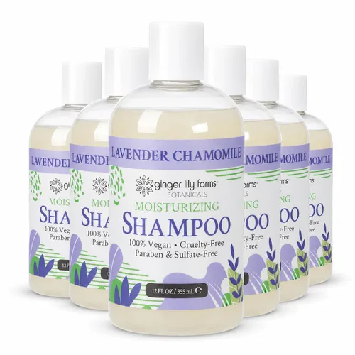 Vista 34 de Ginger Lily Farms Botanicals Champú hidratante para todo tipo de cabello, 100% vegano y libre de crueldad, aroma a pera de manzana, repuesto de 1