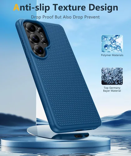 Vista 568 de FNTCASE Funda para iPhone 17 Pro: Fundas delgadas translúcidas de color azul claro compatibles con MagSafe, protección completa de la cámara