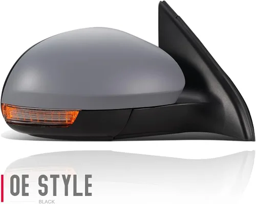 Vista 4 de DNA Motoring OEM-MR-VW1321131 - Espejo retrovisor calefactado con ajuste derecho con señal de giro compatible con Tiguan 2009-2017