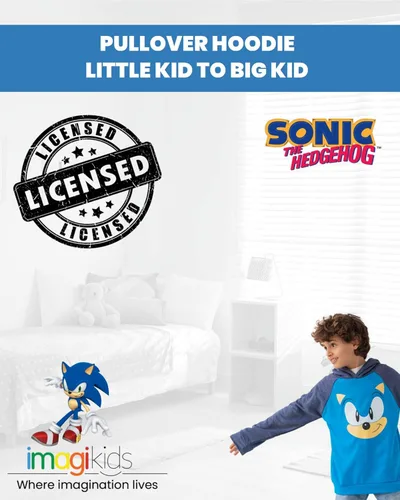 Vista 2 de SEGA Tails Sonic The Hedgehog Knuckles - Sudadera con capucha para niños pequeños y grandes