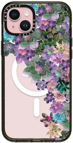 Vista 115 de CASETiFY Impact Funda para iPhone 15 [Probada contra Caídas de Grado Militar 4X / Protección contra Caídas de 8.2 pies / Compatible con Magsafe]