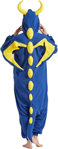 Vista 4 de SAMGU Adult Onesie Animal Halloween Cosplay Costume One Piece Pajamas for Women and Men