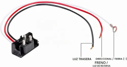 Vista 5 de NEW SUN Luces traseras redondas para remolque de 4 pulgadas, 24 LED de alta potencia de 12V con ojales y enchufe incluidos, compatible con Jeep 6