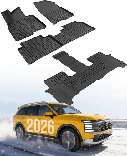 Vista 19 de TAPTES Alfombrillas de Piso para Tesla Model S 2019, 2018, 2017, 2016, 2015, Premium Para Todo Clima Antideslizantes Impermeables Forros de Piso