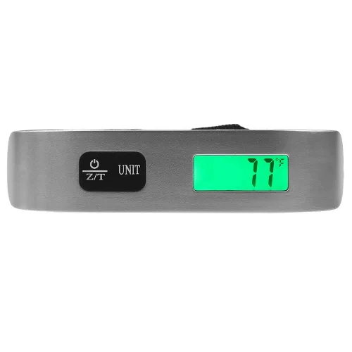 Vista 7 de Jadpes Báscula de equipaje pantalla LCD electrónica portátil de mano de 1102lbs báscula de peso para equipaje báscula de maleta para el hogar cocina
