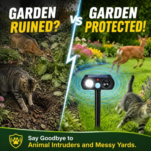 Vista 2 de 2026 Upgraded Sonic Fortress Pro Deer Repellent Devices 2Pack