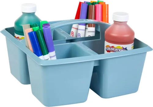 Vista 3 de Cosas realmente buenas Organizadores de 4 compartimentos - Boho, pack de 6 - Organización para el aula