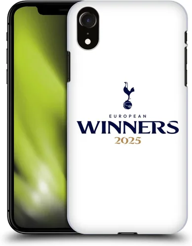Vista 24 de Head Case Designs Funda rígida con licencia oficial del Tottenham Hotspur F.C. Blue 2025 European Winners compatible con Apple iPhone 7/8/SE 2020