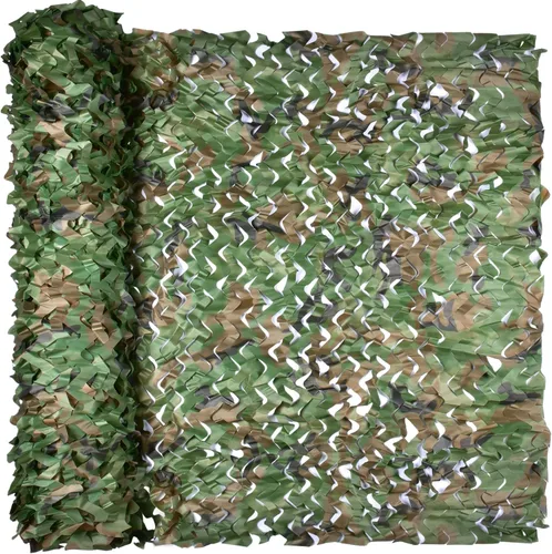 Vista 15 de Red de camuflaje, red de camuflaje, red de camuflaje para puesto de caza, decoraciones de fiesta militar, redes de sombra para cercas, liviana