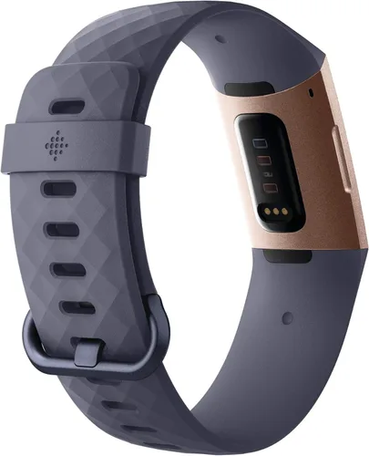 Vista 4 de Fitbit Charge 3 - Rastreador de actividad física Oro rosa/azul gris