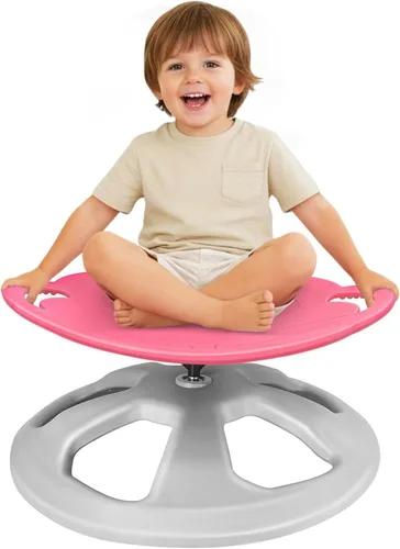 Vista 11 de Zhenx Silla giratoria para niños autistas (de 3 a 18 años) – Asiento giratorio sensorial de capacidad de 220 libras – Juguete sensorial para Azul