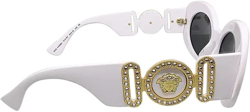 Vista 3 de Versace Woman Sunglasses Black Frame Dark Grey Lenses 54MM