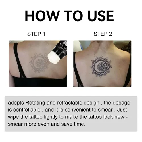 Vista 8 de Simple: manteca de tatuaje, bálsamo de cuidado posterior del tatuaje, cuidado del tatuaje, mejora del color que revive tatuajes viejos, hidrata