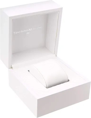 Vista 3 de Technomarine TM-115001 - Reloj analógico de cuarzo japonés para mujer Blanco Reloj de buceo
