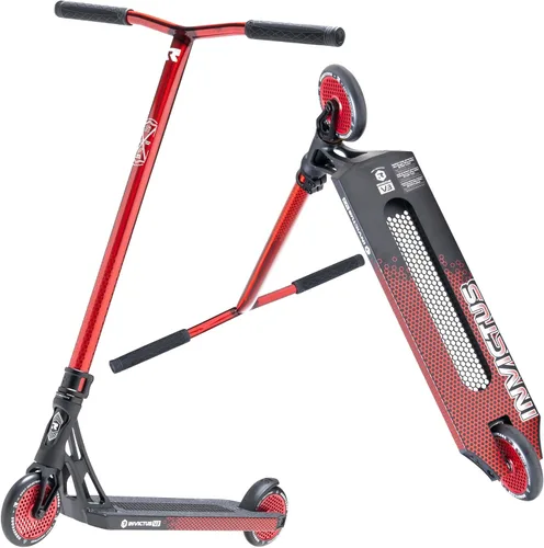 Vista 9 de Root Industries Invictus Complete Pro Scooter - Ruedas Honeycore de 4.724 in, barras de cromolita, compresión HIC y cubierta de corte