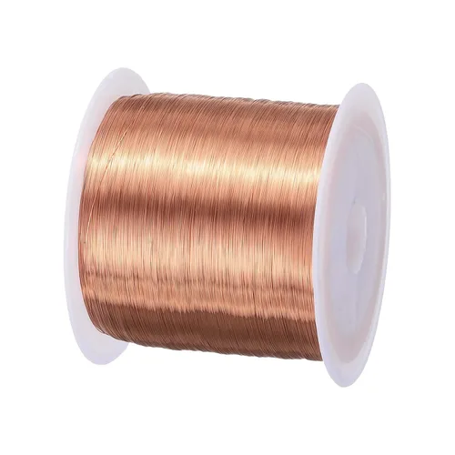 Vista 47 de MECCANIXITY - Alambre magnético de calibre 46 AWG - 0.04mm Hilo de cobre esmaltado - Bobina de alambre magnético de 14669 pies (4471m) - 50g Grado F