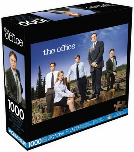 Vista 3 de Aquarius The Office Puzzle (rompecabezas de 1000 piezas) – Sin deslumbramiento – Ajuste de precisión – Mercancía oficial de oficina y coleccionables