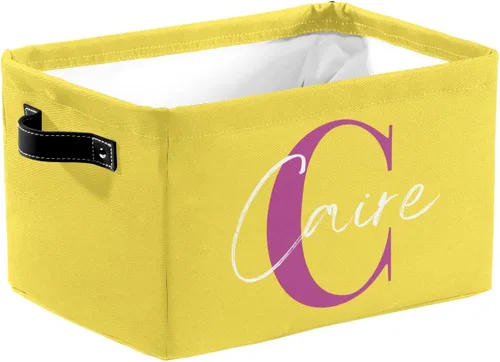 Vista 51 de Cesta de regalo personalizada con nombre, caja de juguetes de almacenamiento personalizada para niños, organizador de cubos de almacenamiento