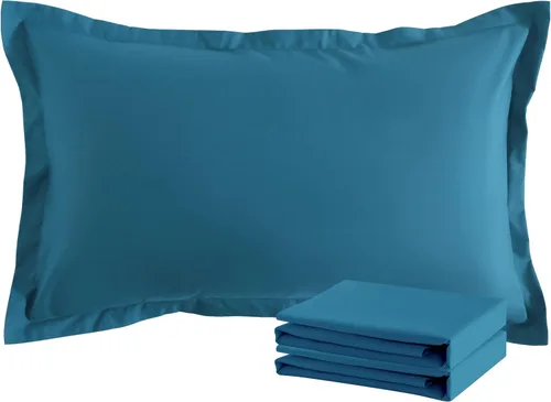 Vista 19 de NTBAY Fundas de almohada estándar, paquete de 2 fundas de almohada de microfibra cepillada de 20 x 26 pulgadas, súper suaves y acogedoras