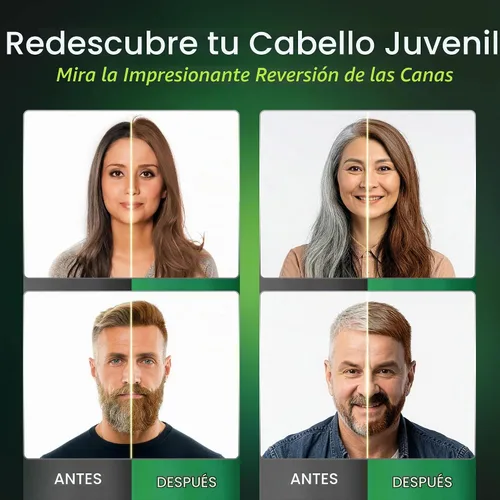 Vista 3 de BIOGREEN ROOTS con champú de tinte para el cabello a base de hierbas Marrón claro