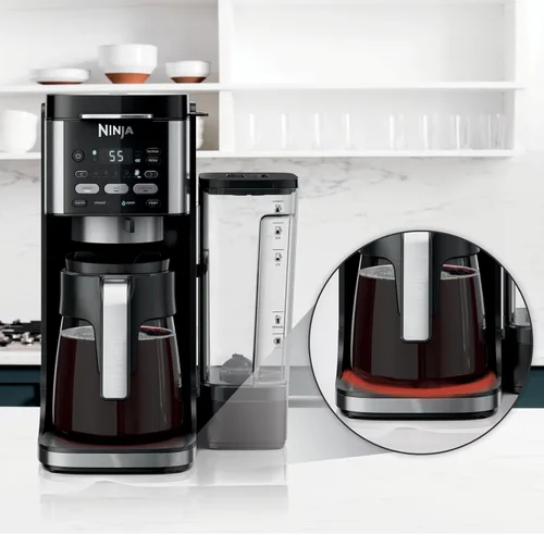 Vista 6 de [Usado] Ninja Cafetera de goteo Máquina de café DualBrew Pro caliente y helada Uso con cápsulas de café K-Cup 3 estilos de preparación