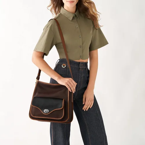 Vista 5 de Fossil Bolso Hobo de cuero para mujer Heritage