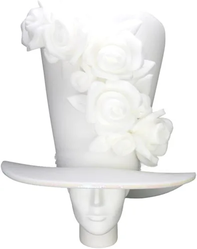Vista 98 de Foam Party Hats: Feathers Princess Crown – Handmade Fancy Feather Crown for Weddings, Parties & Costumes