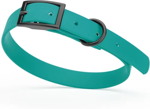 Vista 124 de Dogline Biothane - Collar impermeable para perro con hebilla de liberación rápida, resistente cincha de nailon recubierta con resistente y a prueba