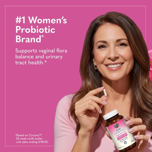 Vista 4 de Garden of Life: probióticos crudos para el cuidado vaginal de la mujer con acidophilus, probiótico que promueve el equilibrio de la levadura, salud