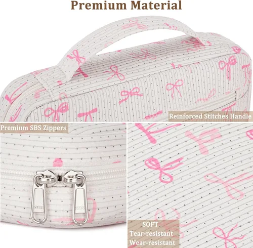 Vista 6 de JIANYA Funda para Biblia para Niñas y Niños; Estuche para Llevar la Biblia a la Iglesia; Bolsa para Biblia Infantil con Asa y Bolsillo