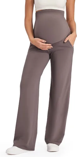 Vista 10 de G4Free EverGoing - Pantalones de maternidad sobre el vientre, pantalones de Negro