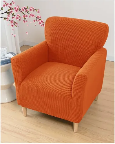 Vista 33 de Fundas elásticas para sillón de sala de estar, fundas protectoras para perros, mascotas y niños, diseño de jacquard con patrón de 1 asiento pequeño