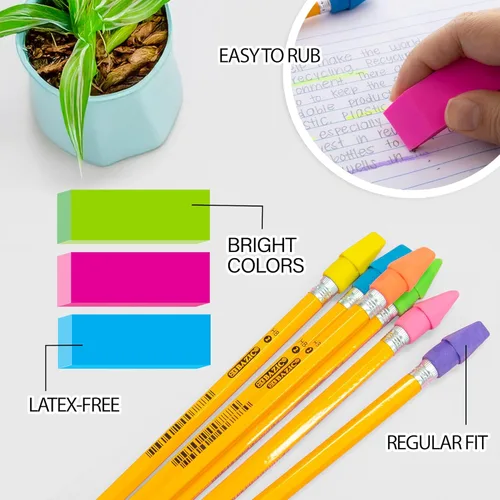 Vista 4 de BAZIC Neon Eraser Sets Eraser (2234)