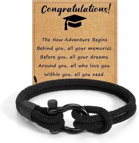 Vista 10 de Pulseras Milan para hombres, regalo inspirador para el día de San Valentín para él, novio, hermano, primo, hijo, nieto, ideas de regalo