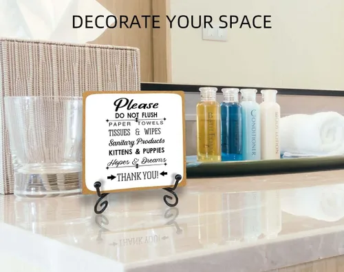 Vista 3 de Decoración de escritorio de oficina en casa, divertidos letreros de madera con soporte, letreros de aviso para mujeres, hombres, compañeros