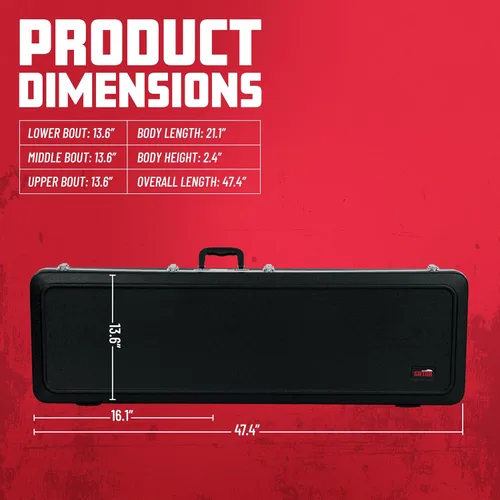 Vista 6 de Gator G-PG ACOUSTIC Pro Go Series - Funda para guitarra acústica, Negro, 1