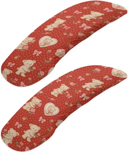 Vista 21 de Fundas para reposabrazos de silla de escritorio con estampado de estrellas de gato, 2 fundas elásticas para reposabrazos de silla de oficina, a