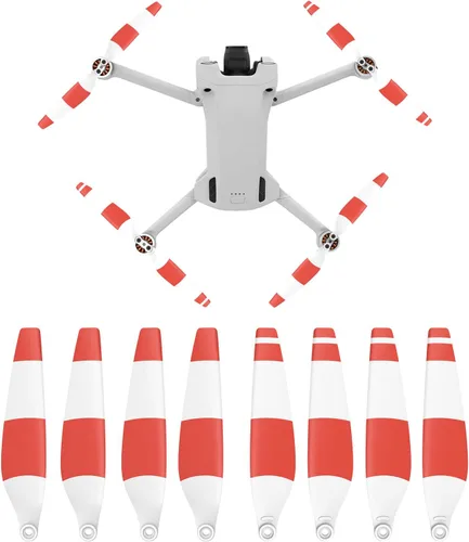 Vista 8 de Mini 3 4 Pro Hélices de bajo ruido para DJI Mini 4 Pro/Mini 3 Pro Cámara Drone Control remoto RC Quadcopter liberación rápida 6030F cuchillas