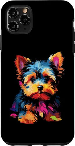 Vista 12 de Funda para iPhone 11 Yorkie Puppy