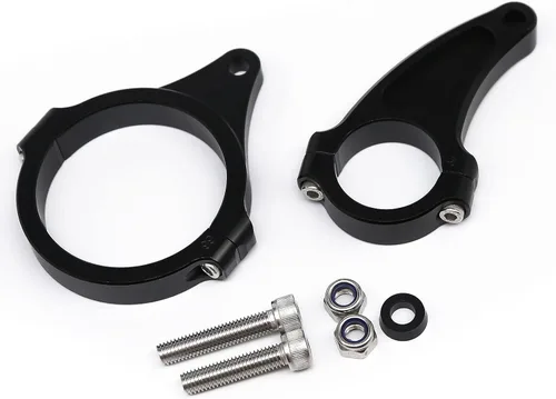 Vista 3 de Kit de amortiguador de dirección de scooter eléctrico para King GT King GT Pro Kaabo Wolf King+ (negro)
