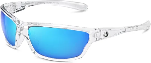 Vista 13 de Nitrogen Gafas de sol deportivas polarizadas envolventes para hombres y mujeres, UV400, para conducir, pescar, correr, gafas de sol
